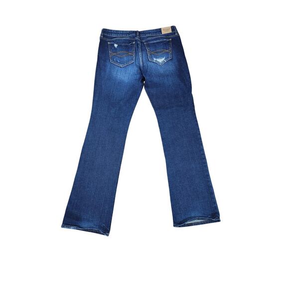 Abercrombie & Fitch Causal Y2K Revival 12R (34x31) Distressed Straight Mid-Rise - Picture 7 of 8
